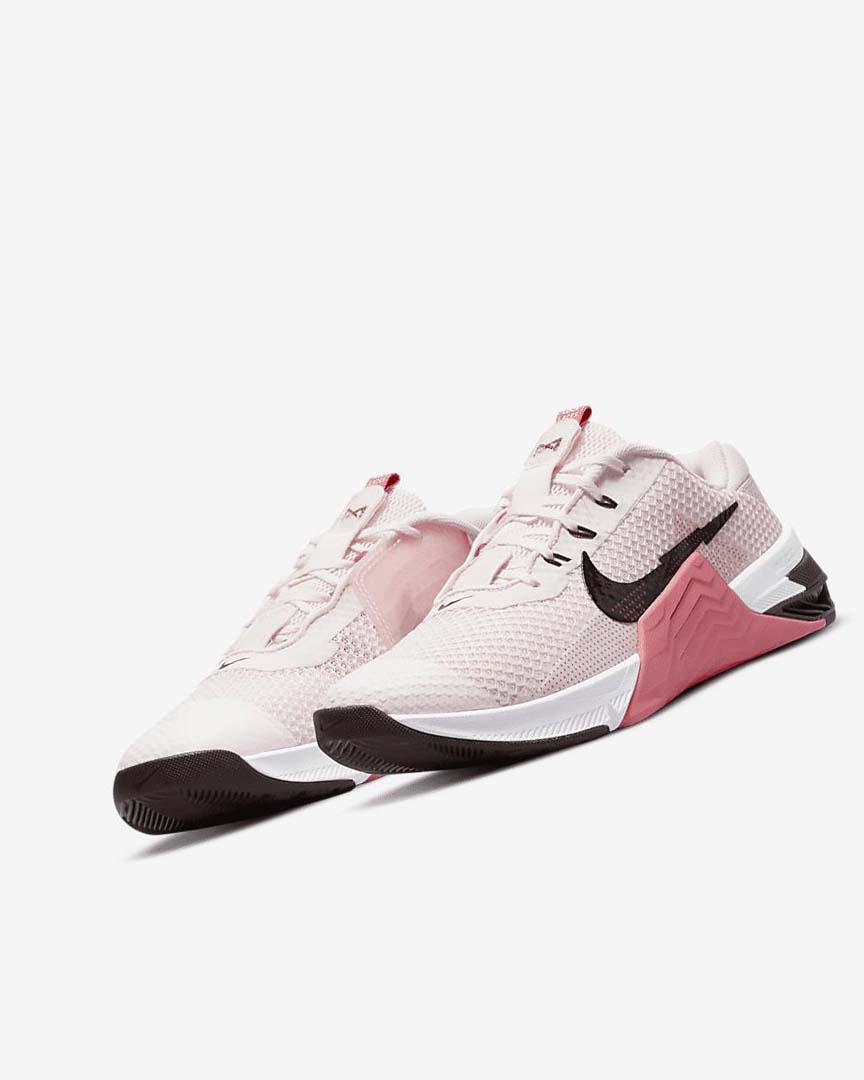 Nike Metcon 7 Treningssko Dame Lyse Rosa Rosa Metal | NO5306