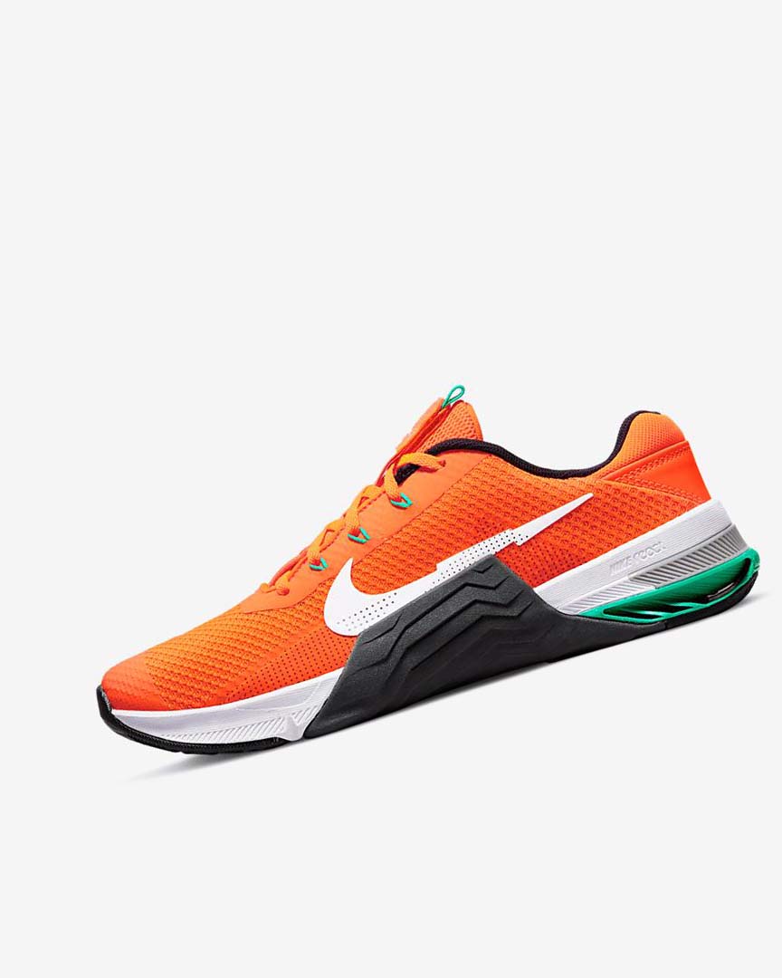 Nike Metcon 7 Treningssko Dame Oransje Mørke Grå Turkis Hvite | NO2479