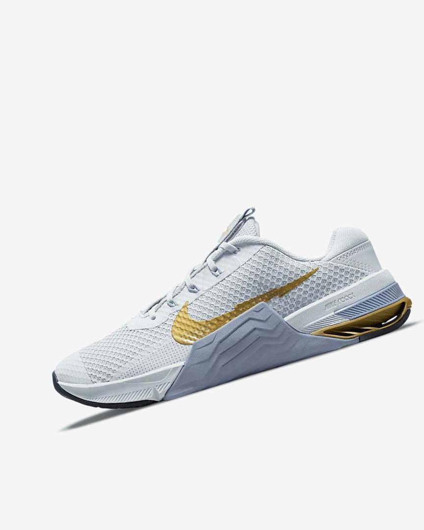 Nike Metcon 7 Treningssko Dame Platina Metal Gull | NO4696