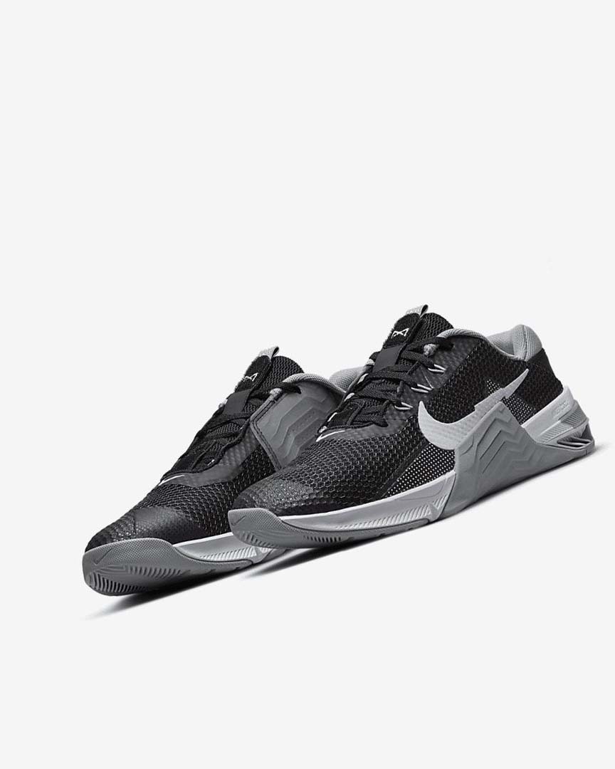 Nike Metcon 7 Treningssko Dame Svarte Grå Hvite Platina | NO3015