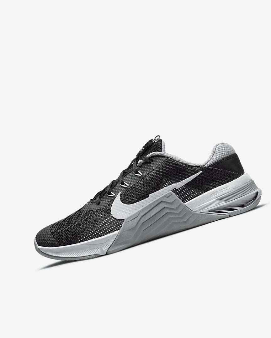 Nike Metcon 7 Treningssko Dame Svarte Grå Hvite Platina | NO3015