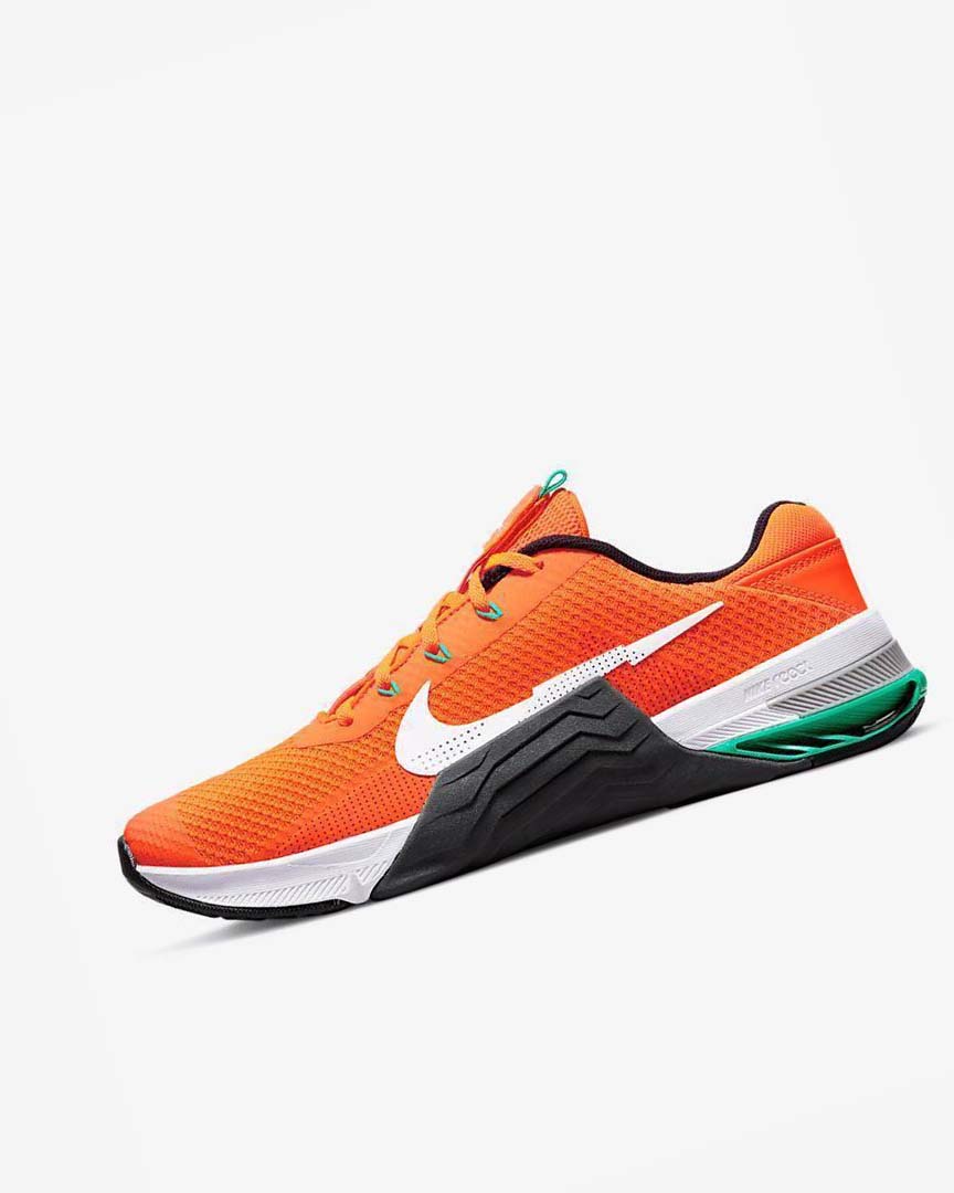 Nike Metcon 7 Treningssko Herre Oransje Mørke Grå Turkis Hvite | NO2695