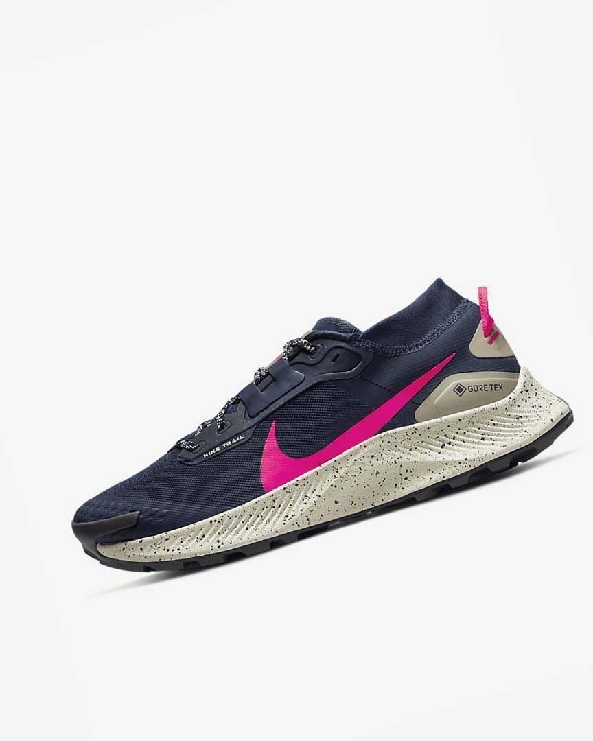 Nike Pegasus Trail 3 GORE-TEX Vanntette Trail Løpesko Herre Obsidian Olivengrønne Rød | NO5311