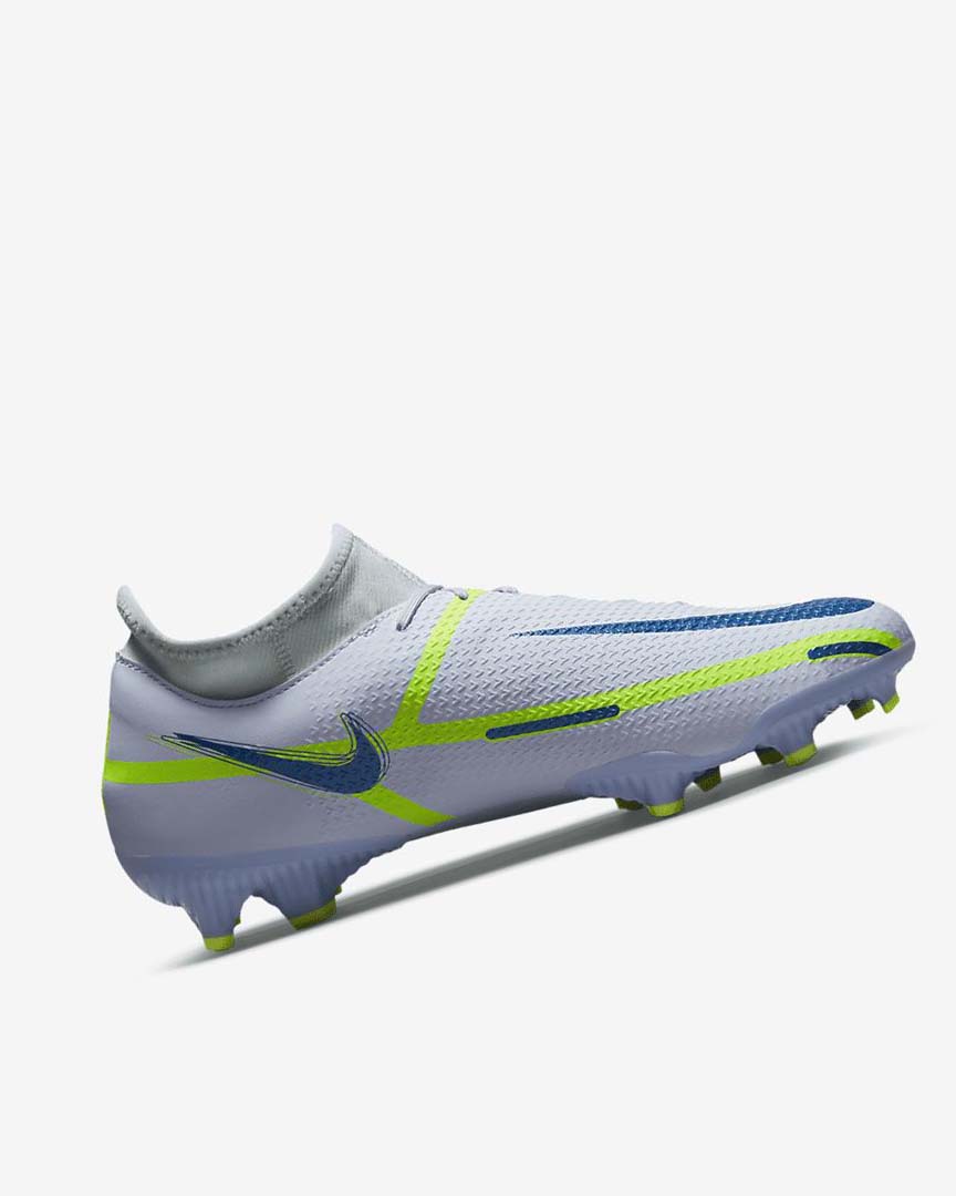 Nike Phantom GT2 Academy Dynamic Fit MG Fotballsko Dame Grå Lyse Blå Mørke Blå | NO2316