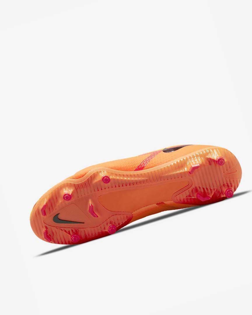 Nike Phantom GT2 Academy Dynamic Fit MG Fotballsko Herre Oransje Oransje Lyse Rød Svarte | NO4573