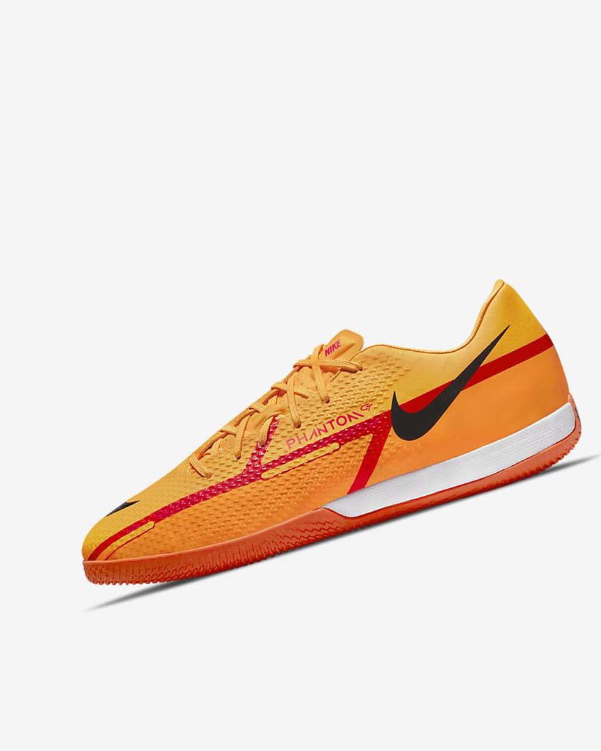 Nike Phantom GT2 Academy IC Fotballsko Dame Oransje Oransje Lyse Rød Svarte | NO5273