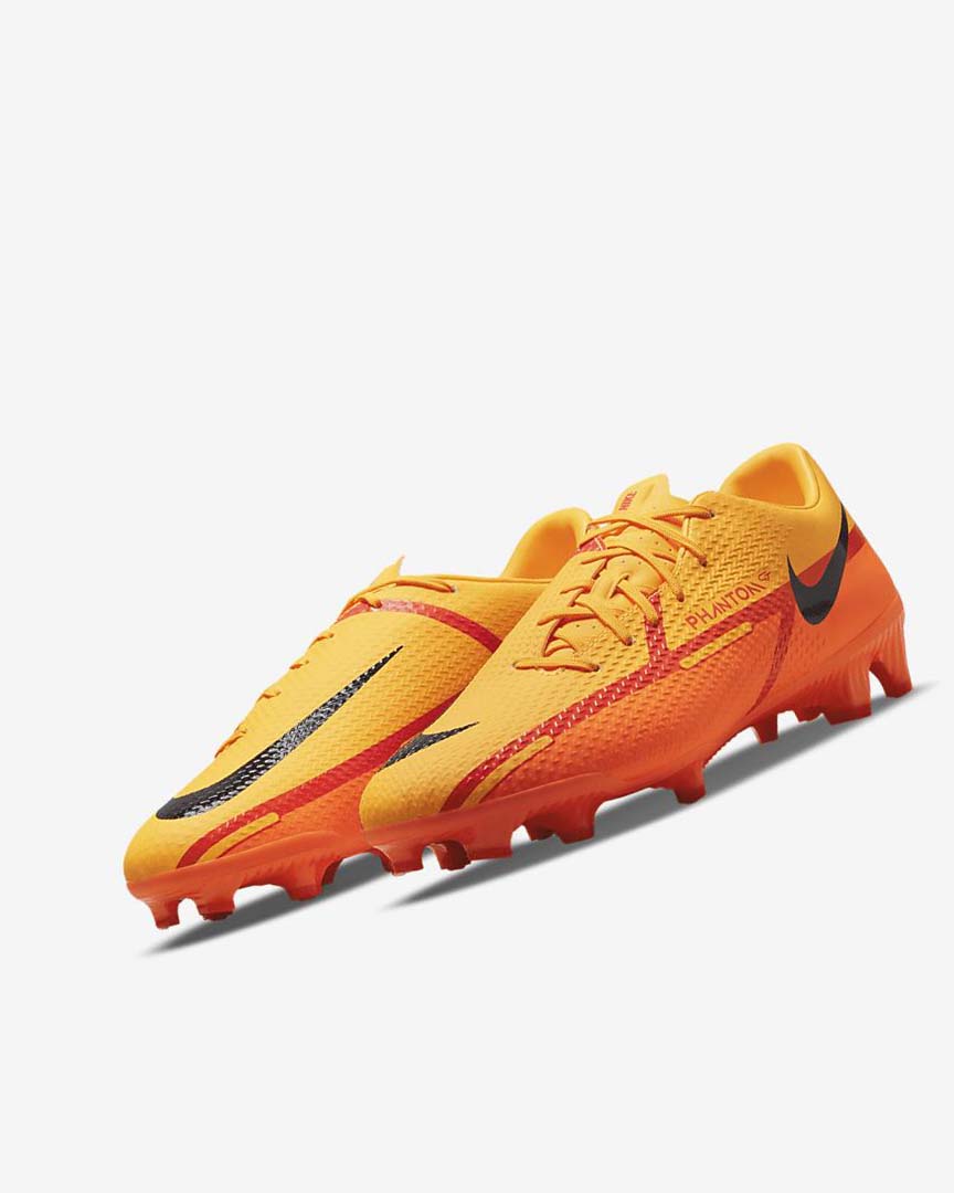 Nike Phantom GT2 Academy MG Fotballsko Dame Oransje Oransje Lyse Rød Svarte | NO4998