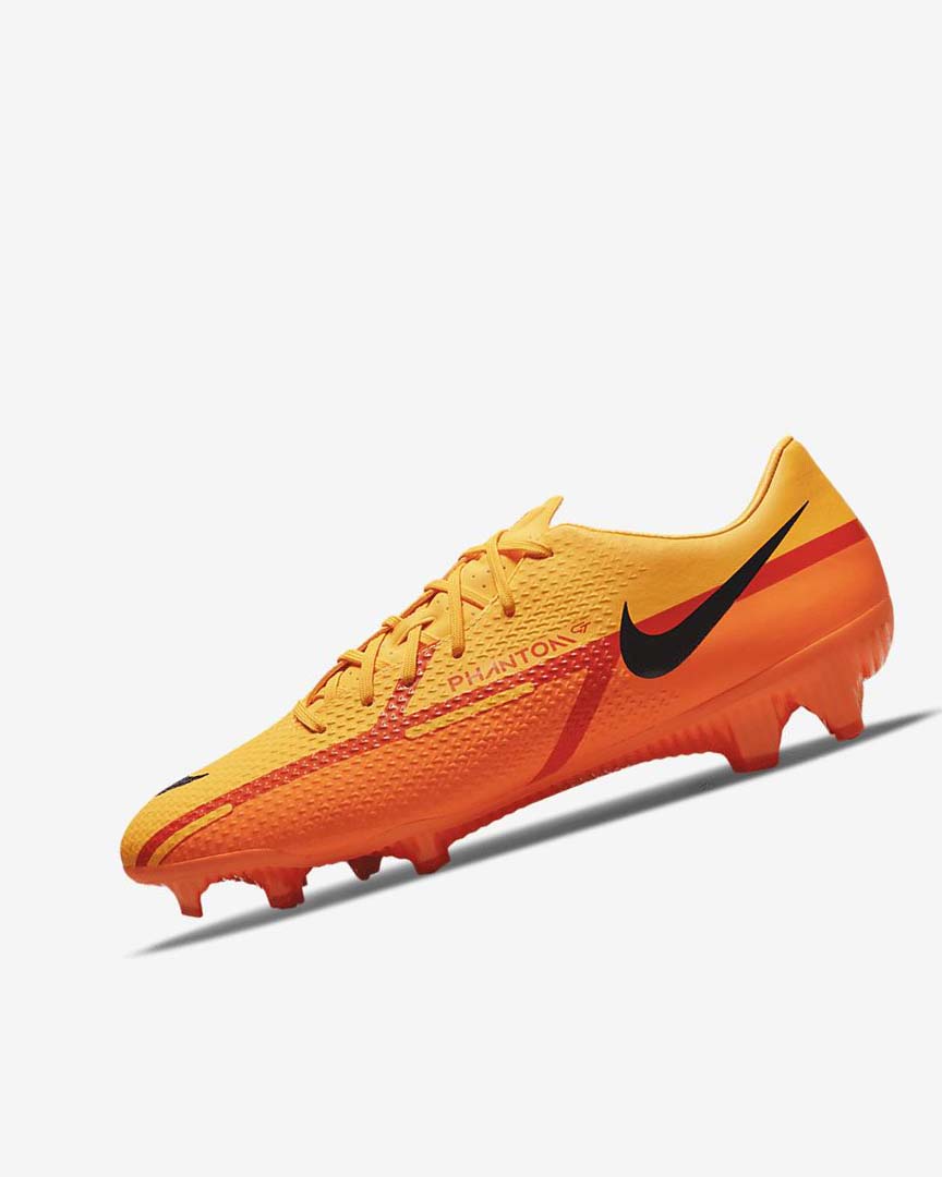 Nike Phantom GT2 Academy MG Fotballsko Dame Oransje Oransje Lyse Rød Svarte | NO4998