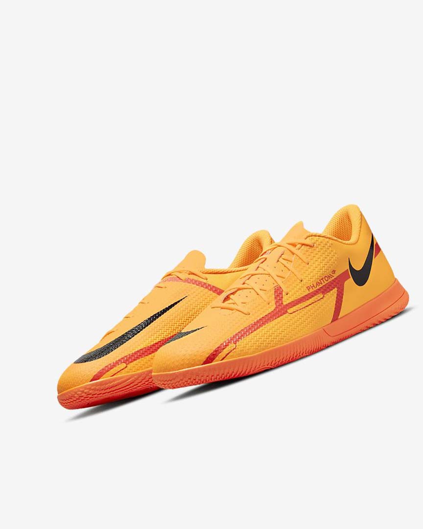 Nike Phantom GT2 Club IC Fotballsko Dame Oransje Oransje Lyse Rød Svarte | NO2629