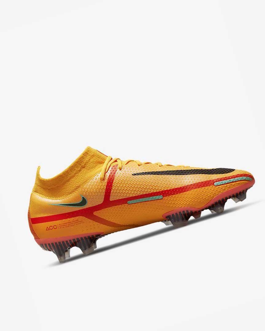 Nike Phantom GT2 Dynamic Fit Elite FG Fotballsko Herre Oransje Oransje Lyse Rød Svarte | NO2224