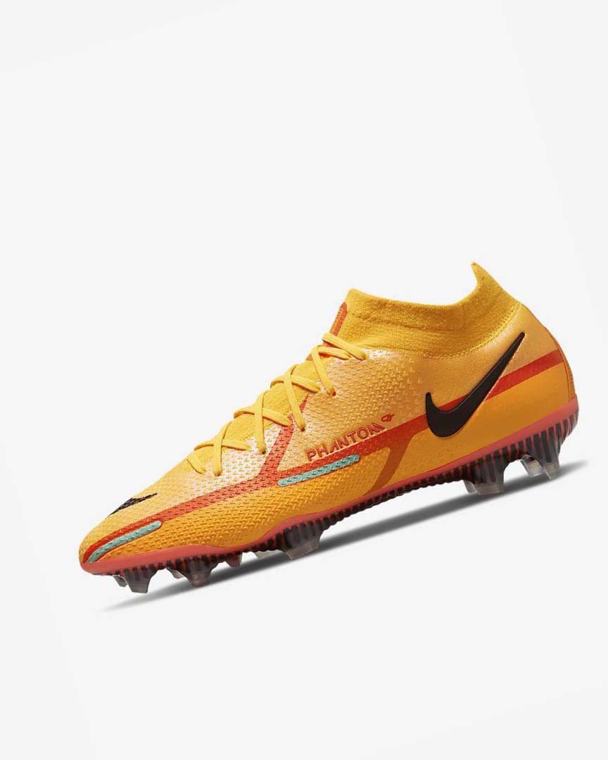 Nike Phantom GT2 Dynamic Fit Elite FG Fotballsko Herre Oransje Oransje Lyse Rød Svarte | NO2224