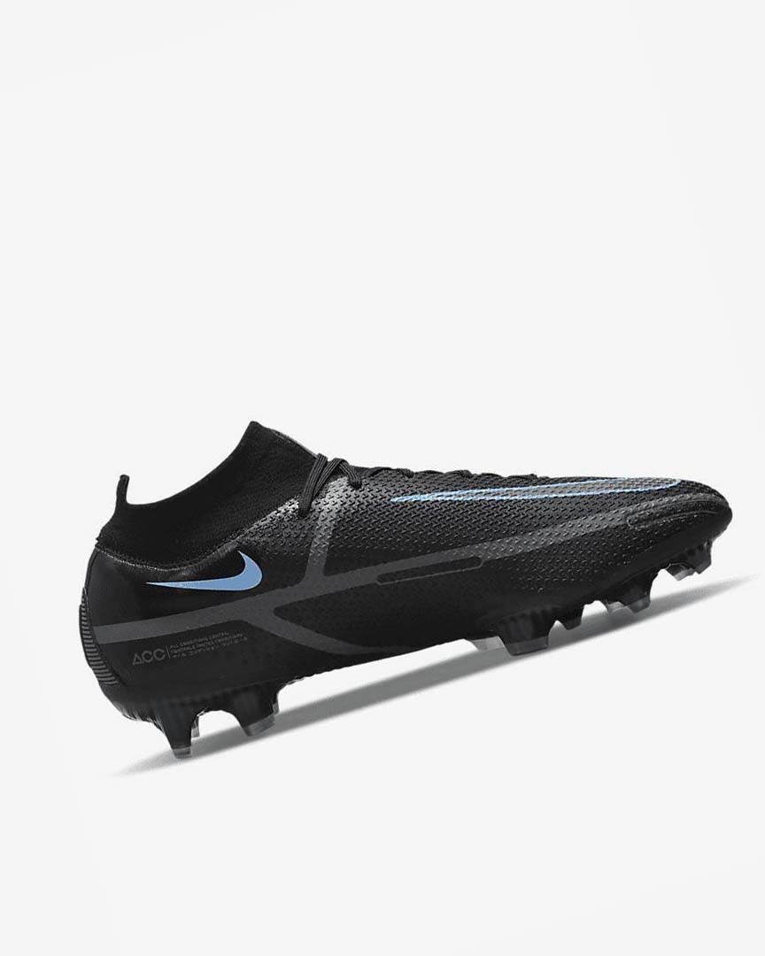 Nike Phantom GT2 Dynamic Fit Elite FG Fotballsko Herre Svarte Grå Svarte | NO4873