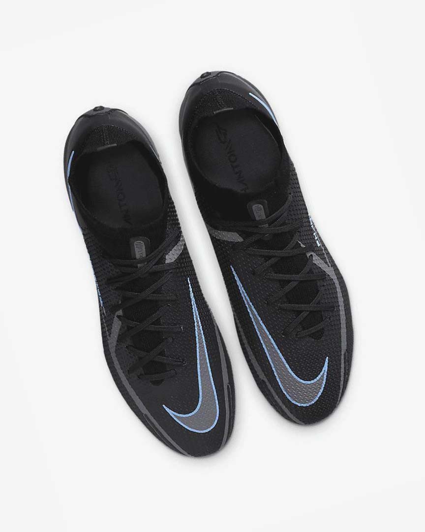 Nike Phantom GT2 Dynamic Fit Elite FG Fotballsko Herre Svarte Grå Svarte | NO4873