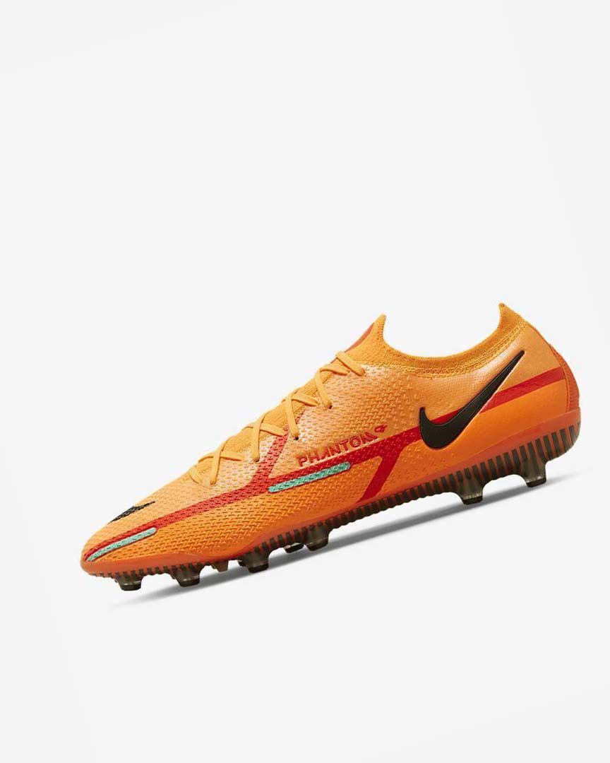 Nike Phantom GT2 Elite AG-Pro Fotballsko Herre Oransje Oransje Lyse Rød Svarte | NO2320