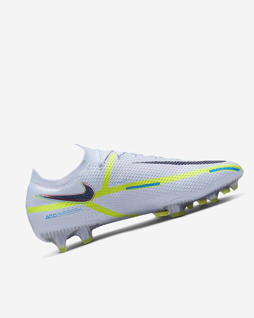 Nike Phantom GT2 Elite FG Fotballsko Dame Grå Lyse Blå Blå | NO5315