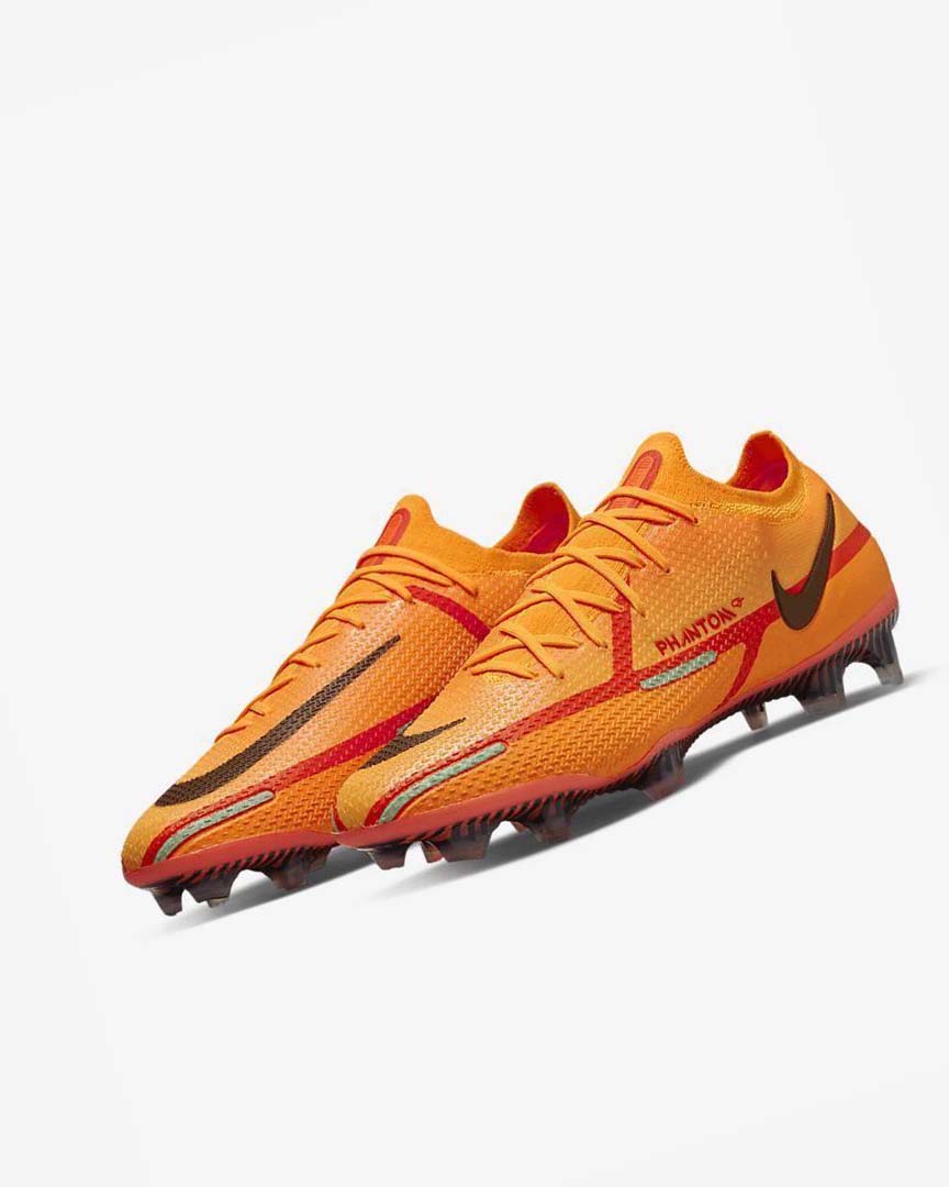 Nike Phantom GT2 Elite FG Fotballsko Herre Oransje Oransje Lyse Rød Svarte | NO2391