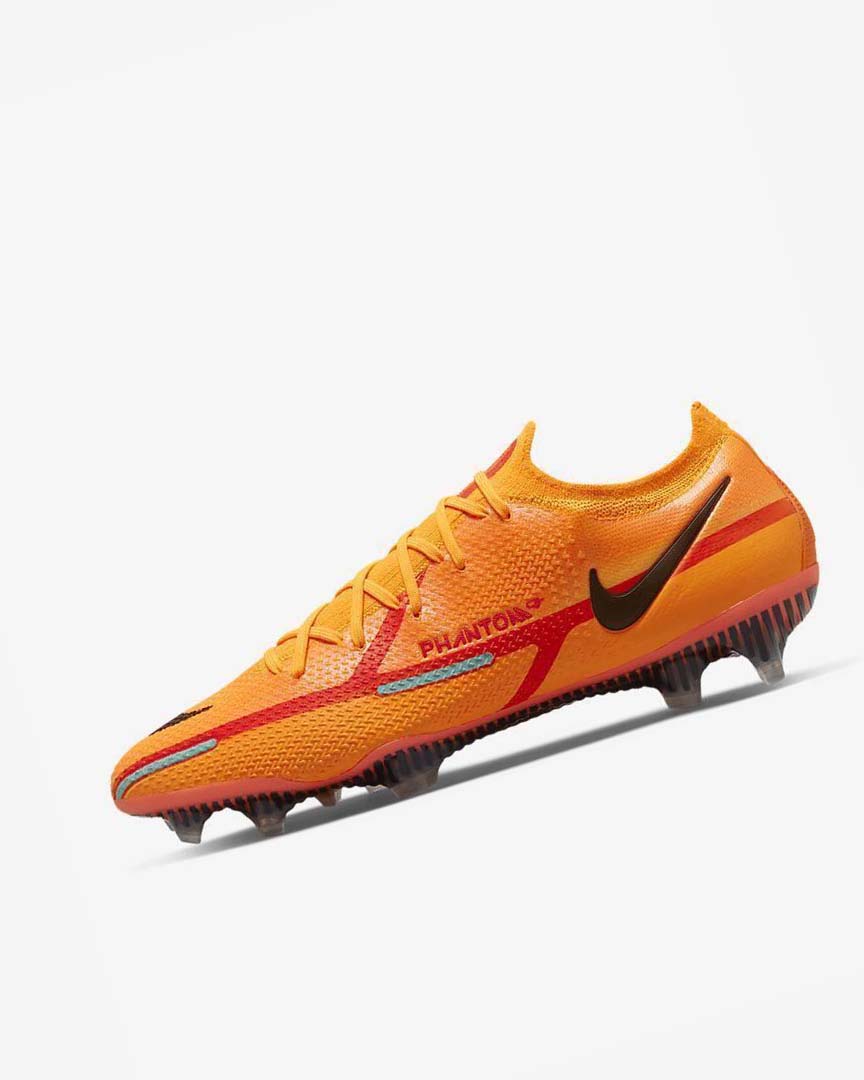 Nike Phantom GT2 Elite FG Fotballsko Herre Oransje Oransje Lyse Rød Svarte | NO2391