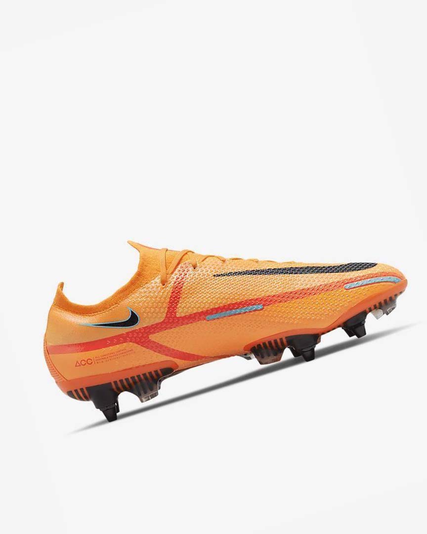 Nike Phantom GT2 Elite SG-Pro AC Fotballsko Herre Oransje Oransje Lyse Rød Svarte | NO4877