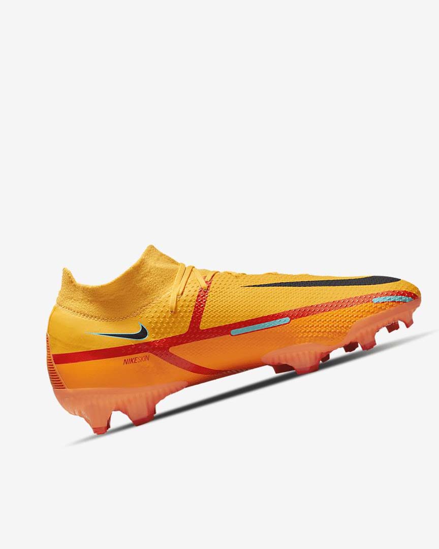 Nike Phantom GT2 Pro Dynamic Fit FG Fotballsko Dame Oransje Oransje Lyse Rød Svarte | NO2682