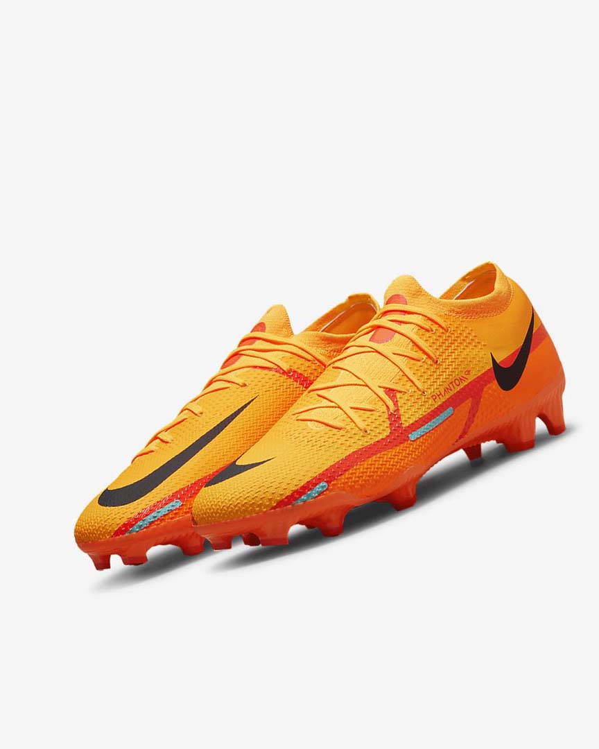 Nike Phantom GT2 Pro FG Fotballsko Dame Oransje Oransje Lyse Rød Svarte | NO1132