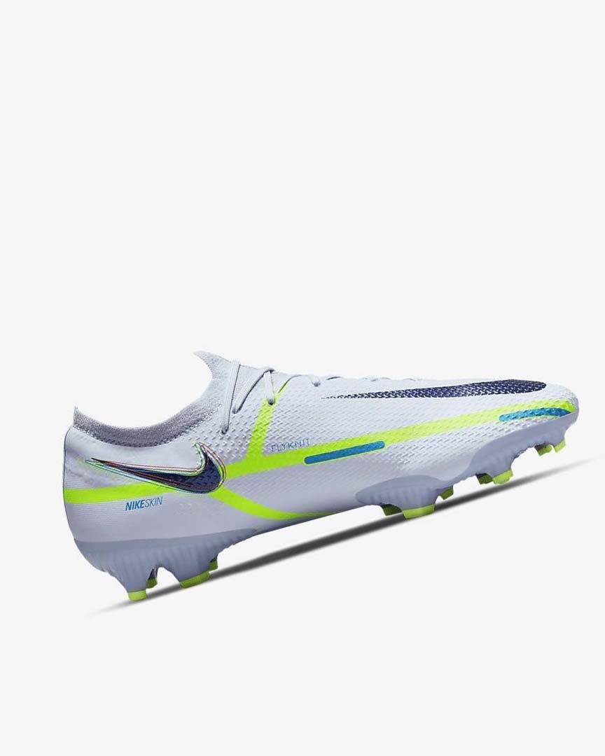 Nike Phantom GT2 Pro FG Fotballsko Herre Grå Lyse Blå Blå | NO4847