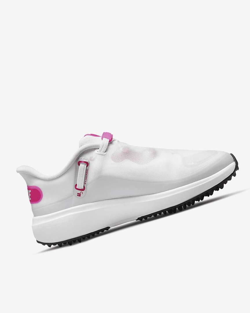 Nike React Ace Tour Golfsko Dame Hvite Svarte Rosa | NO1163