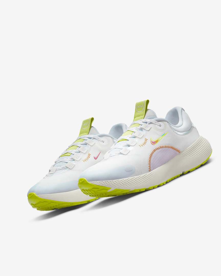 Nike React Escape Run Løpesko Vei Dame Hvite Grønn Multicolor | NO3111