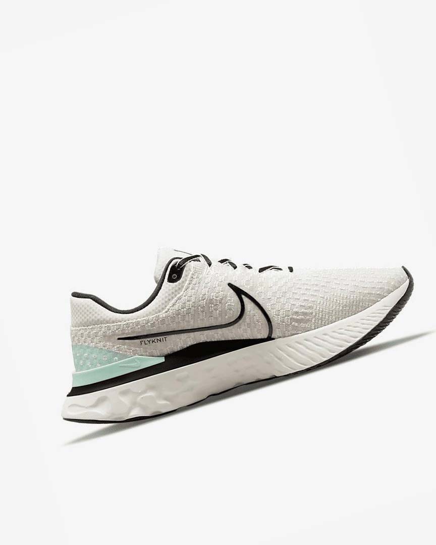 Nike React Infinity Run Flyknit 3 Løpesko Vei Herre Lyse Beige Svarte | NO4502