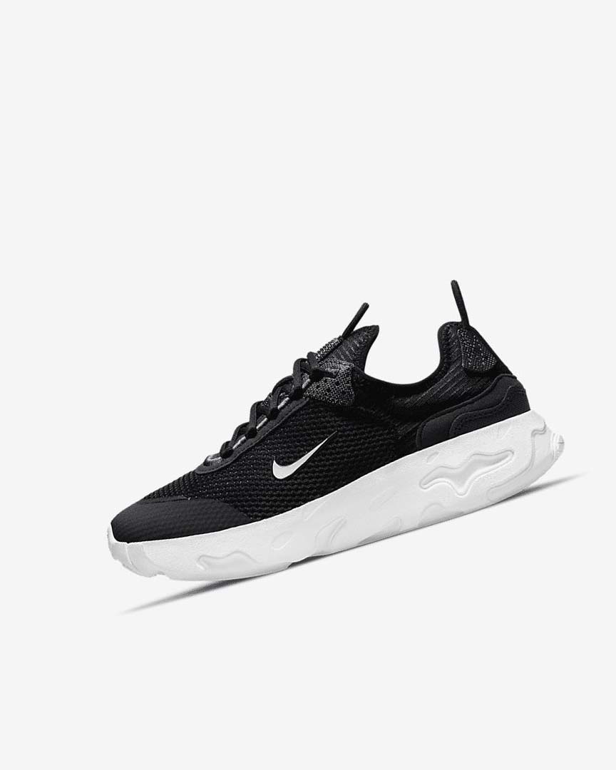 Nike React Live Joggesko Gutt Svarte Mørke Grå Hvite | NO5456