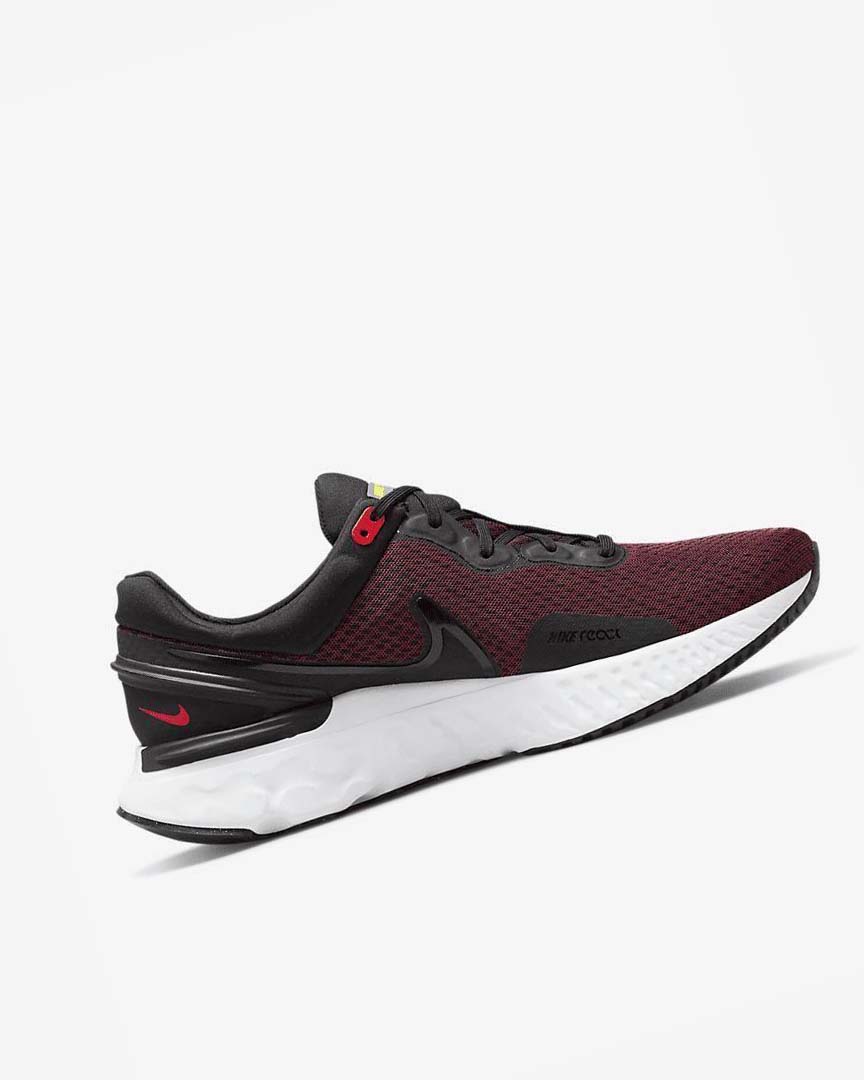 Nike React Miler 3 Løpesko Vei Herre Svarte Rød Hvite | NO2524