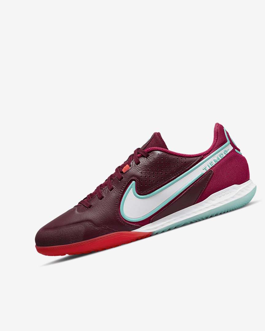 Nike React Tiempo Legend 9 Pro IC Fotballsko Dame Rød Lyse Rød Hvite | NO3109