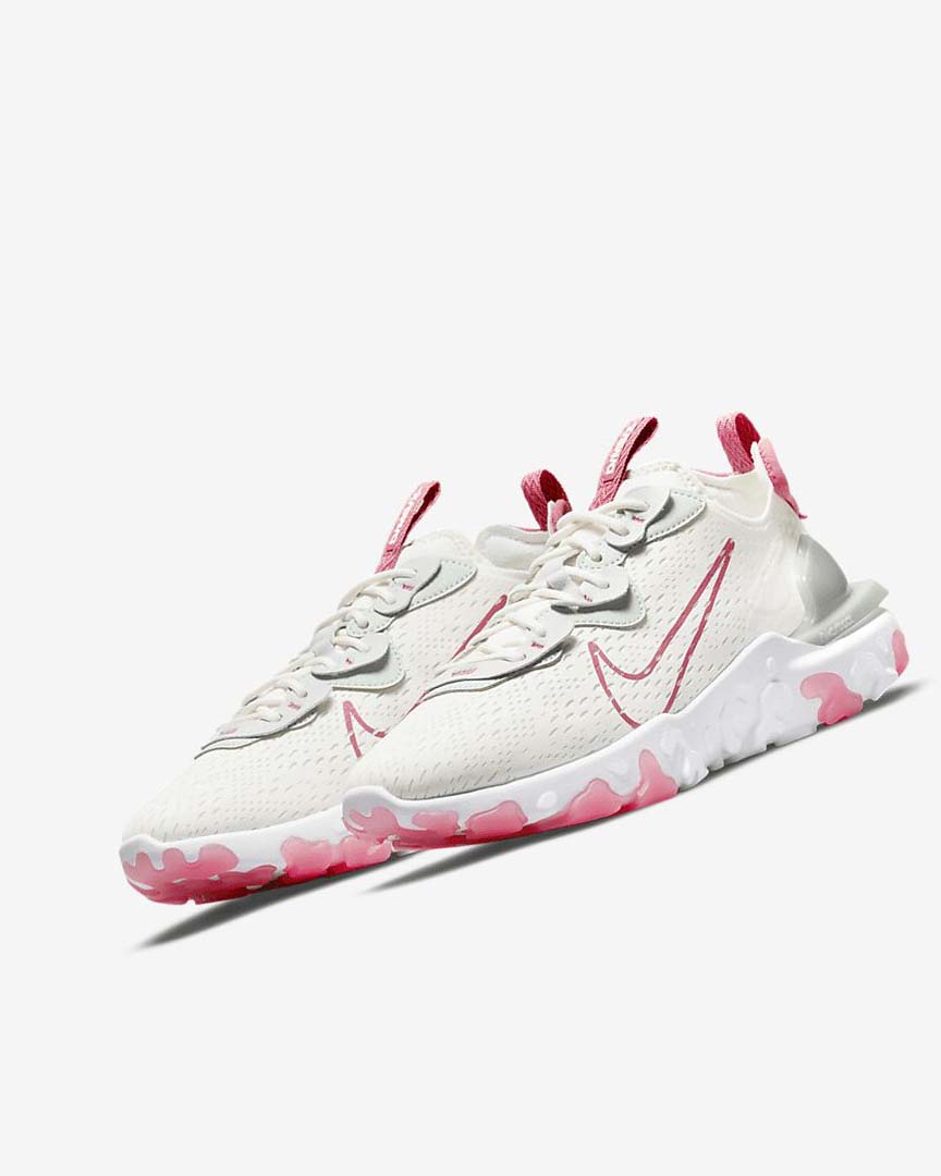 Nike React Vision Løpesko Dame Platina Rosa | NO4721