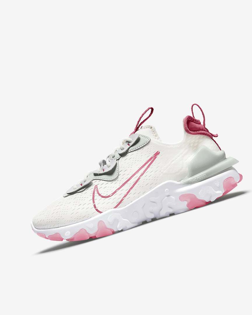 Nike React Vision Løpesko Dame Platina Rosa | NO4721