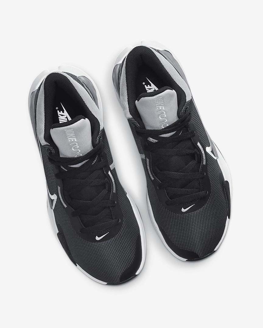 Nike Renew Elevate 3 Basketsko Dame Svarte Grå Grå Hvite | NO2252