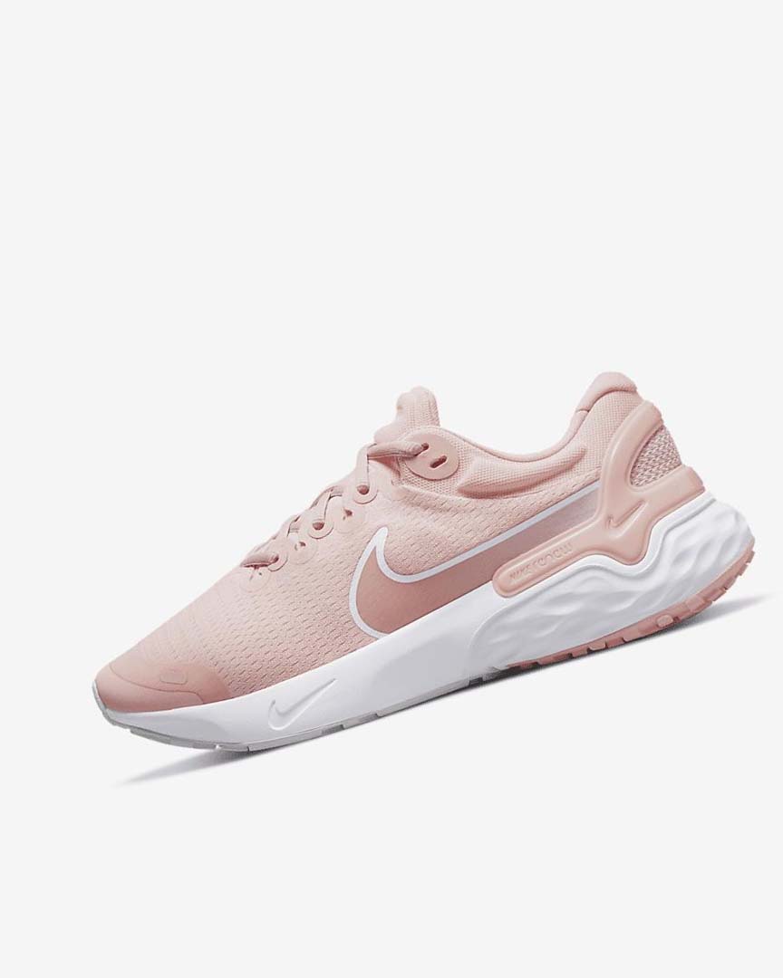 Nike Renew Run 3 Løpesko Vei Dame Rosa Oransje Hvite | NO2485