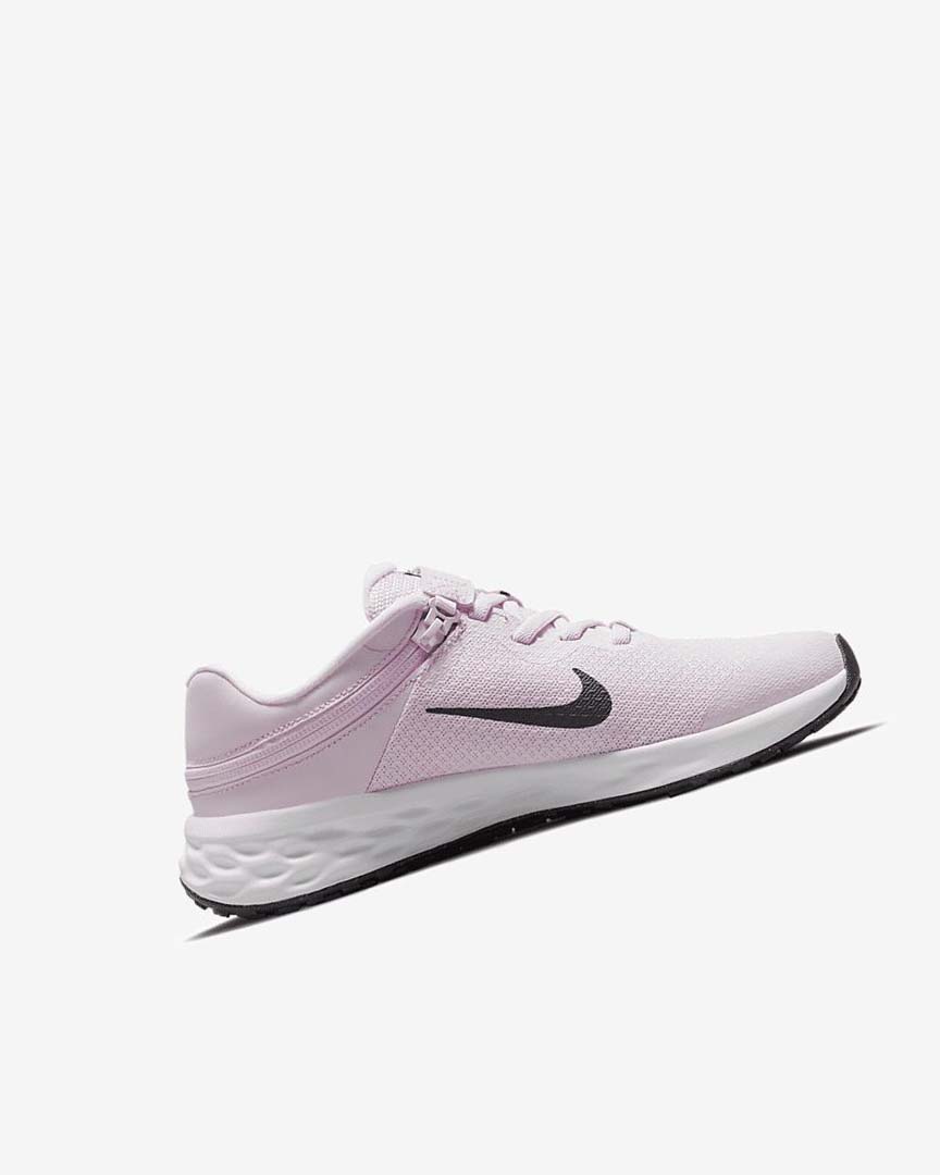 Nike Revolution 6 FlyEase Løpesko Vei Gutt Rosa Svarte | NO2968