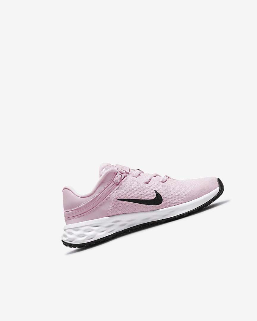 Nike Revolution 6 FlyEase Sko Gutt Rosa Svarte | NO2355