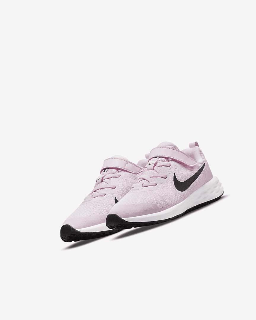 Nike Revolution 6 Løpesko Gutt Rosa Svarte | NO3283