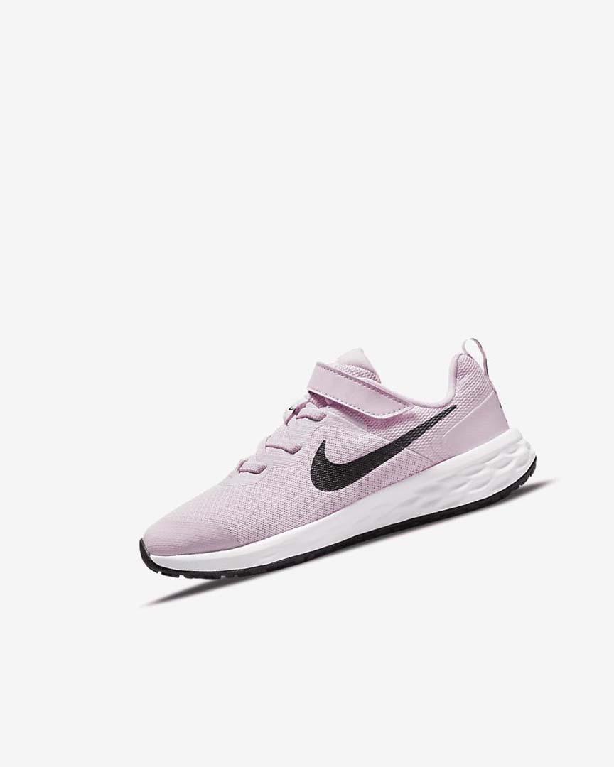 Nike Revolution 6 Løpesko Gutt Rosa Svarte | NO3283