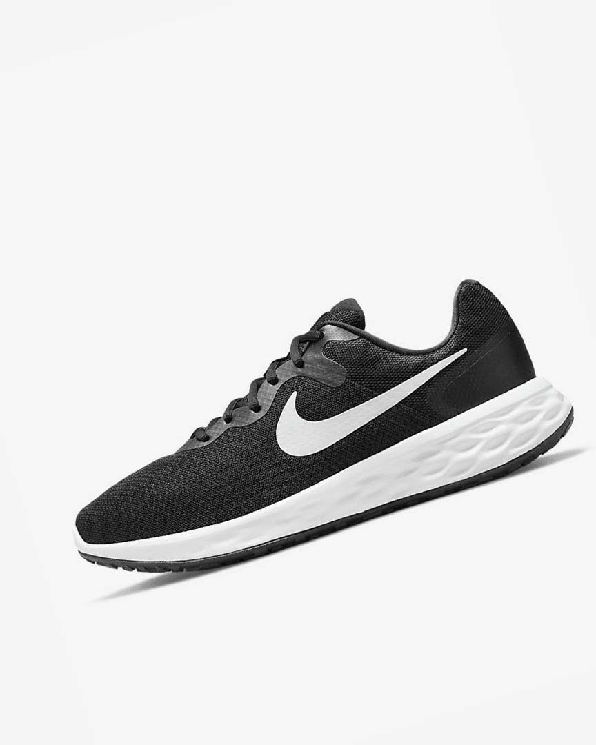 Nike Revolution 6 Løpesko Herre Svarte Grå Hvite | NO2954