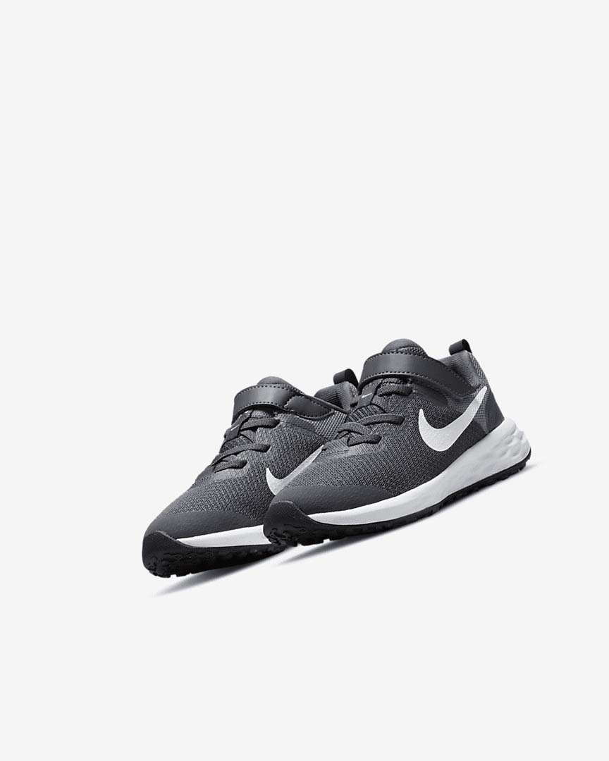 Nike Revolution 6 Løpesko Jente Grå Grå Hvite | NO4813