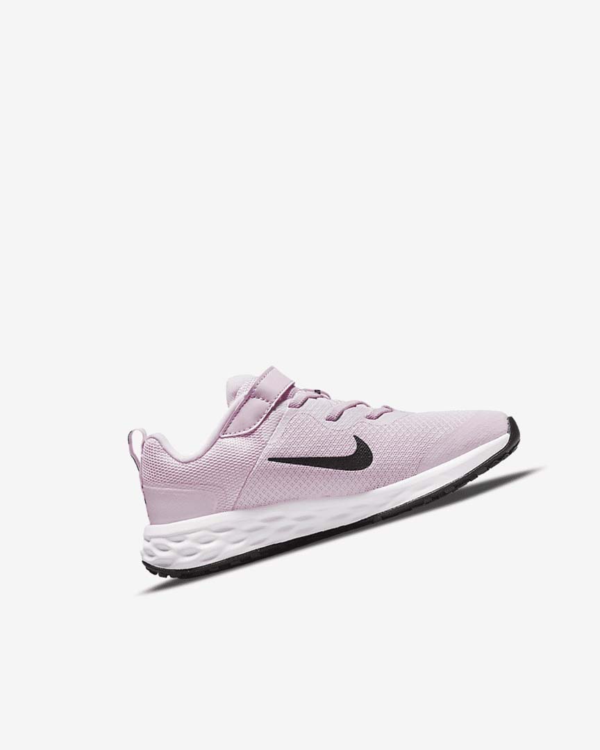 Nike Revolution 6 Løpesko Jente Rosa Svarte | NO2984