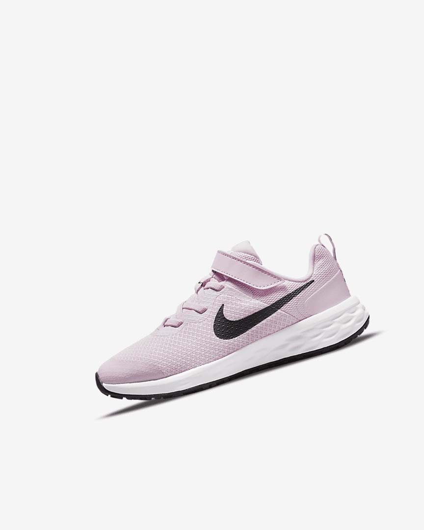 Nike Revolution 6 Løpesko Jente Rosa Svarte | NO2984