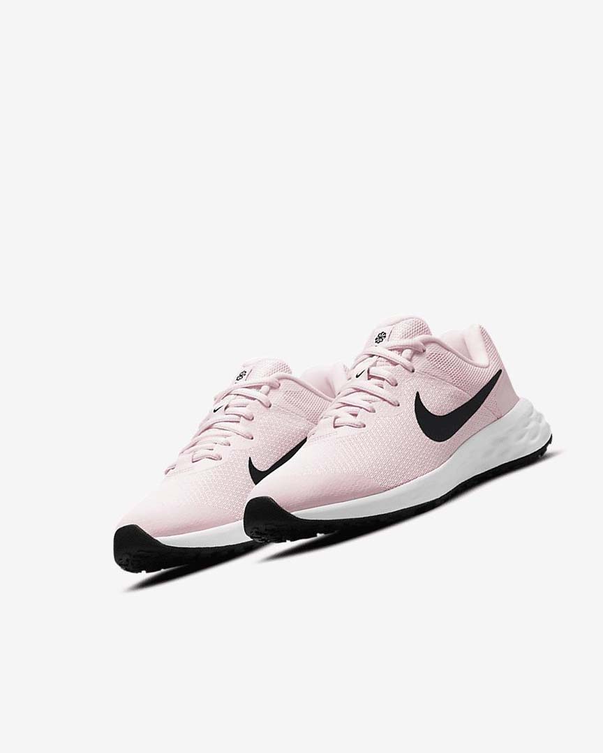 Nike Revolution 6 Løpesko Vei Gutt Rosa Svarte | NO5521