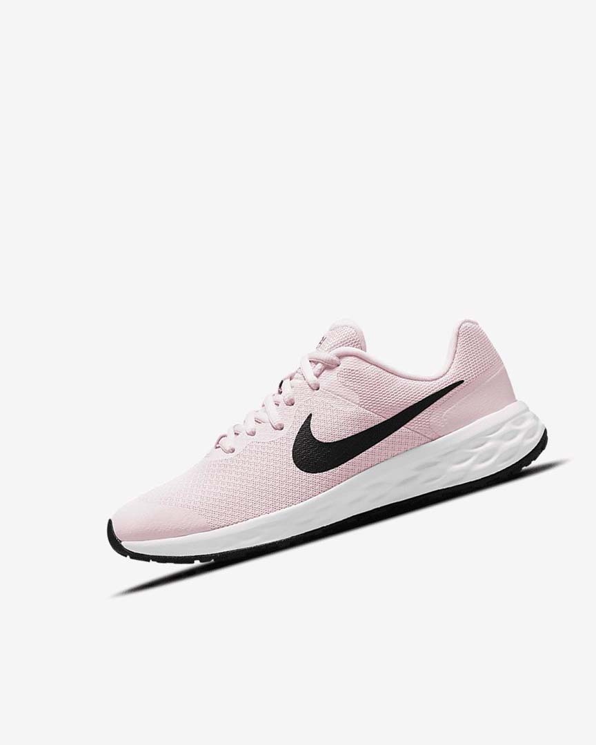 Nike Revolution 6 Løpesko Vei Gutt Rosa Svarte | NO5521