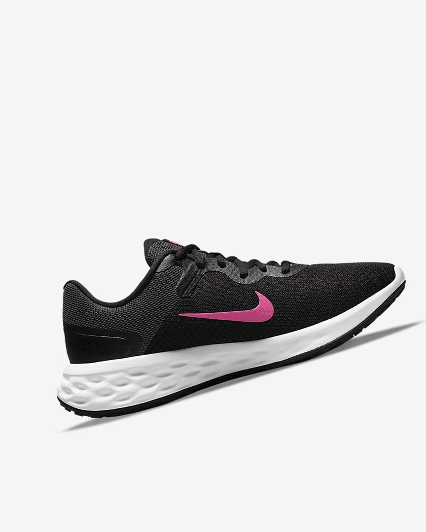 Nike Revolution 6 Next Nature Løpesko Vei Dame Svarte Grå Rosa | NO4702