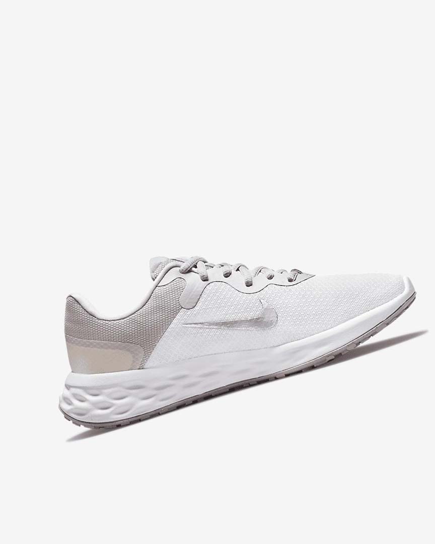 Nike Revolution 6 Next Nature Premium Løpesko Vei Dame Hvite Grå | NO3062