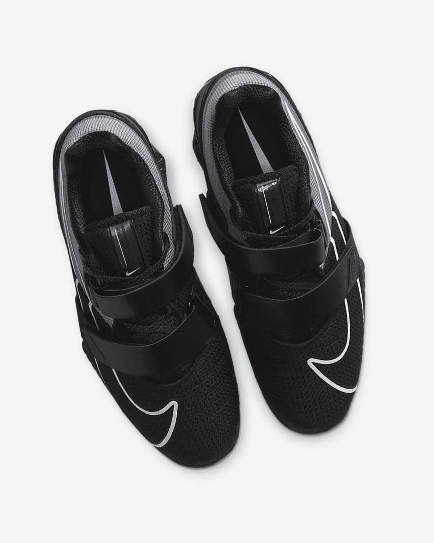 Nike Romaleos 4 Treningssko Dame Svarte Svarte Hvite | NO2687