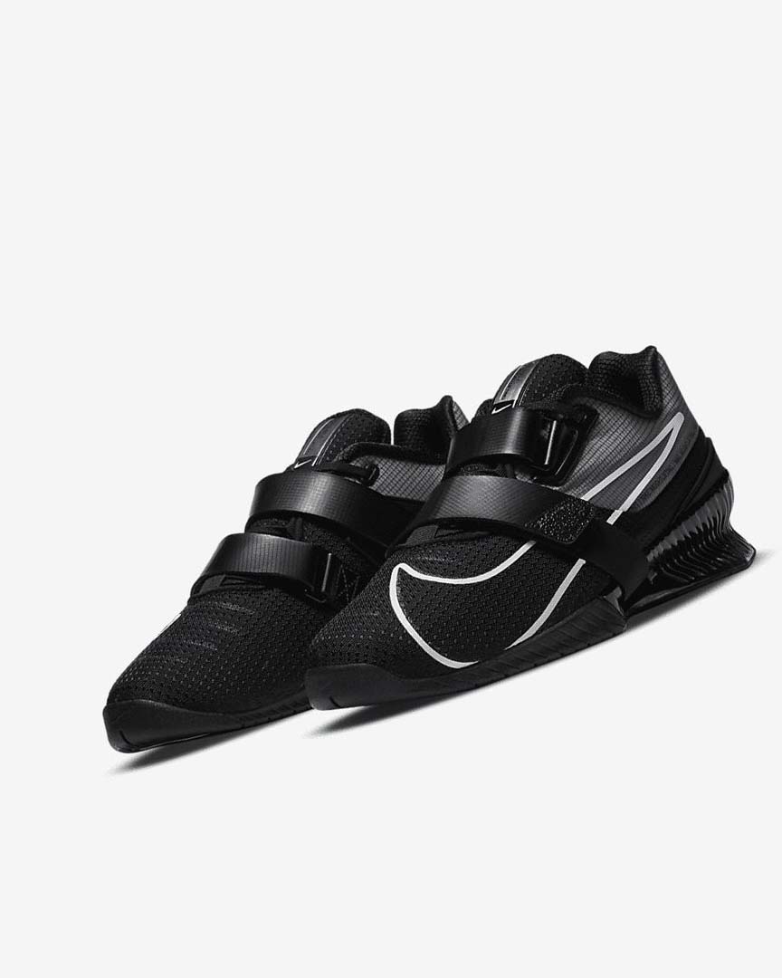 Nike Romaleos 4 Treningssko Dame Svarte Svarte Hvite | NO2687