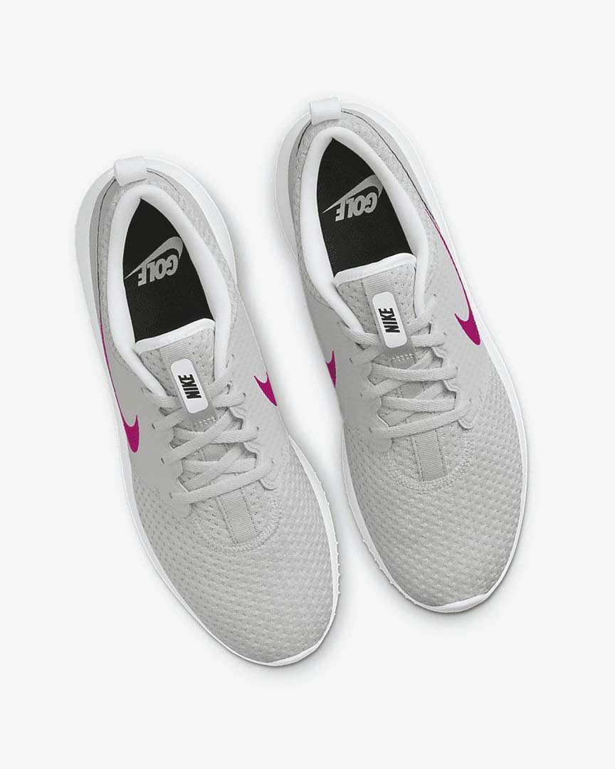 Nike Roshe G Golfsko Dame Hvite Svarte Rosa | NO2550